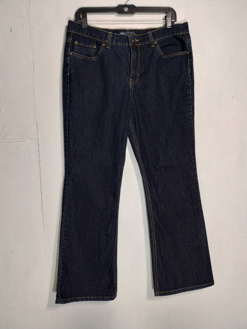 Dark Blue Women's Straight-Leg Jeans